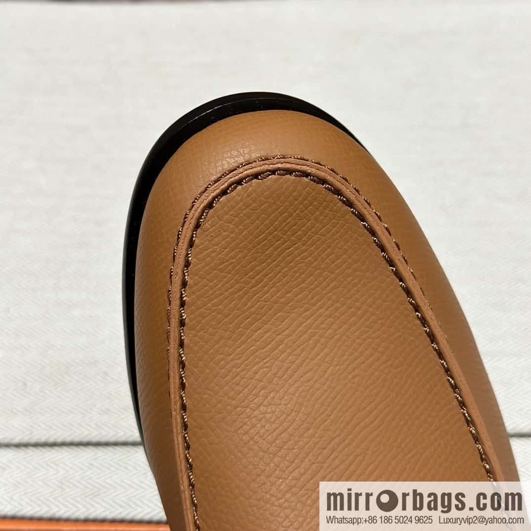 Hermès kelly buckle loafers