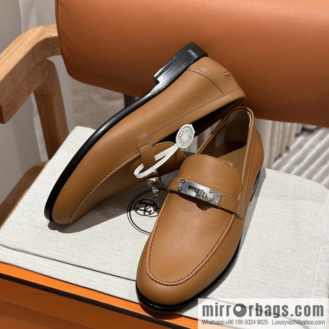 Hermès kelly buckle loafers