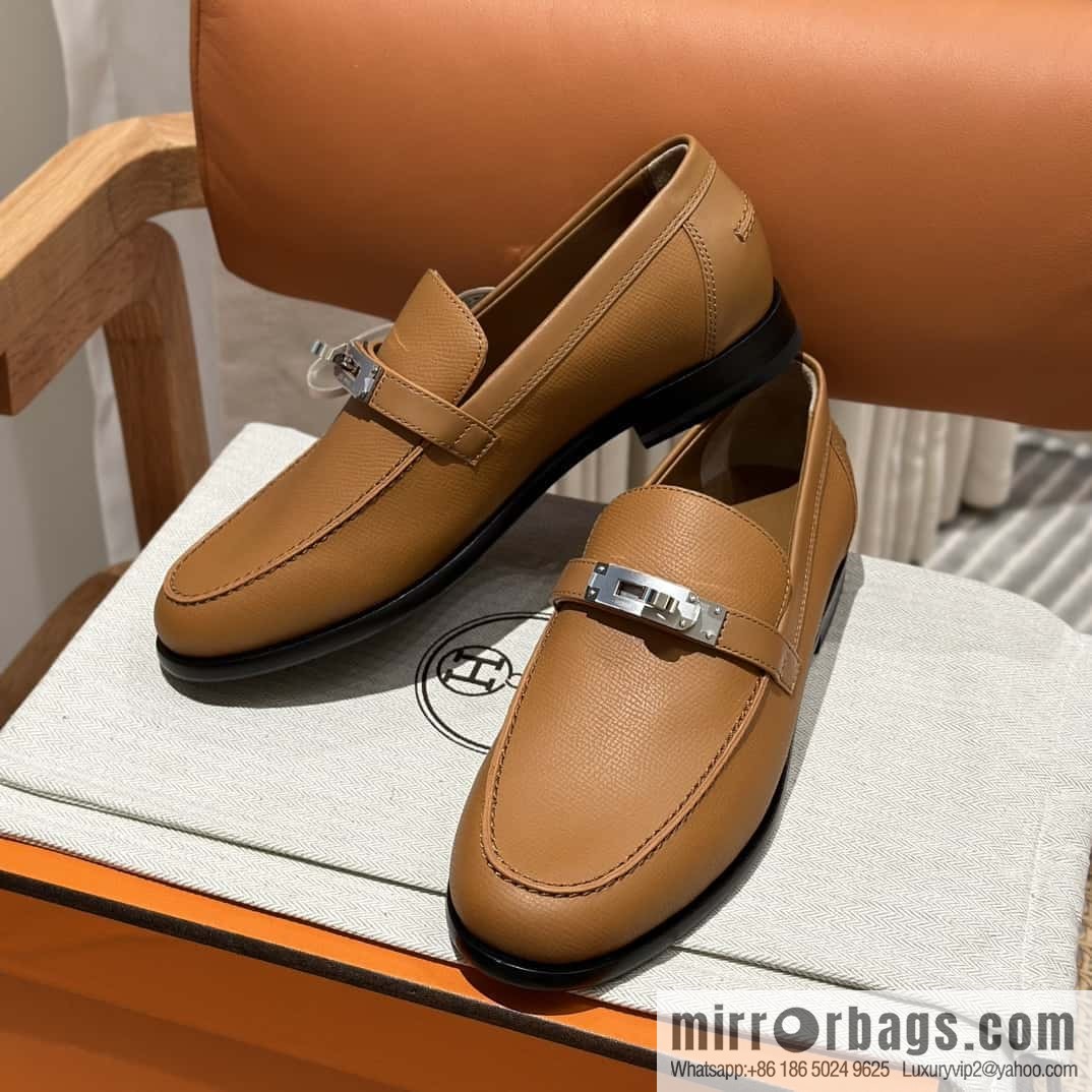 Hermès kelly buckle loafers