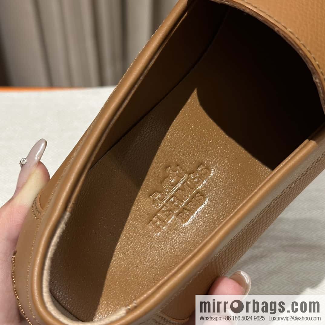 Hermès kelly buckle loafers