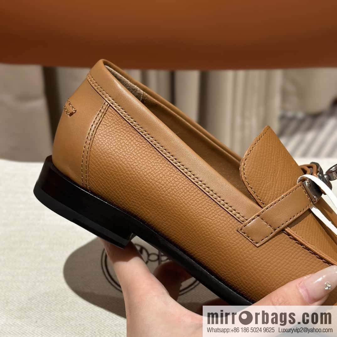 Hermès kelly buckle loafers