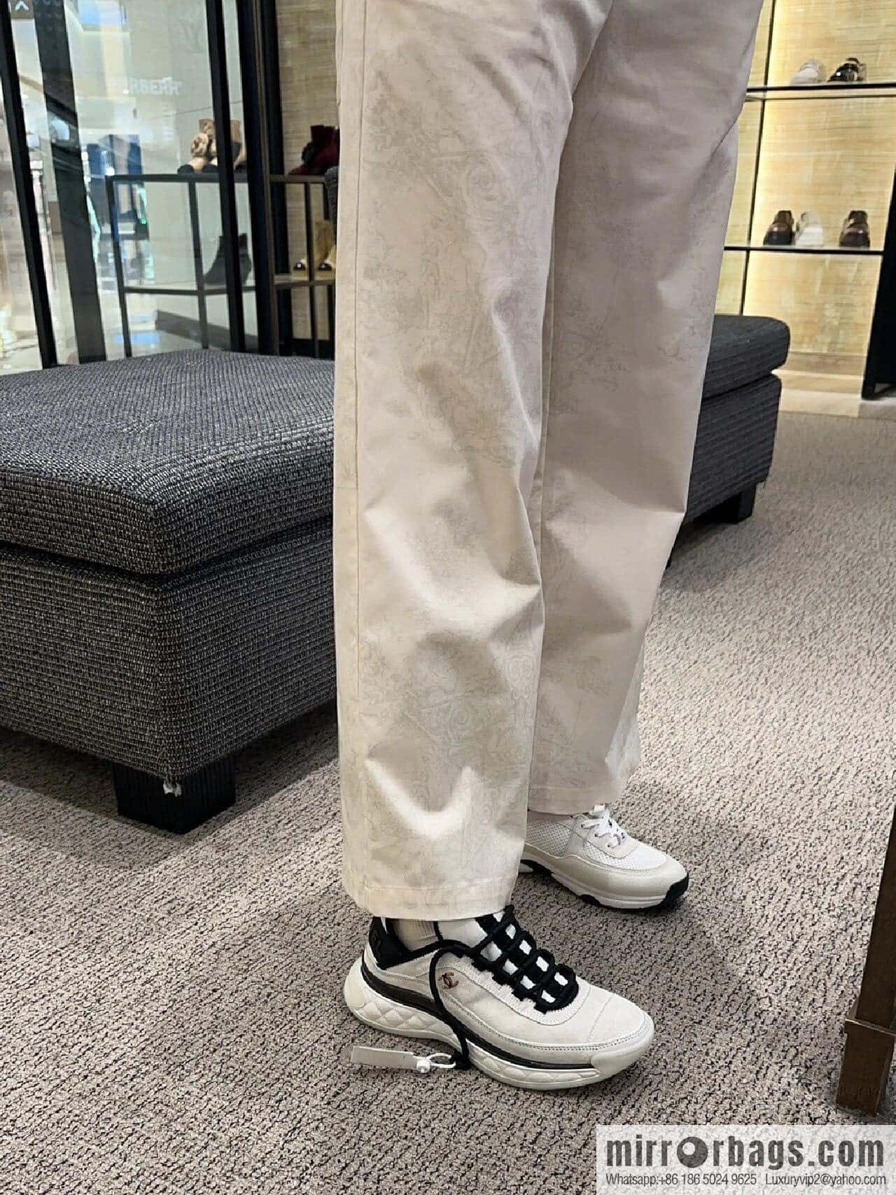 CHANEL Xiaoxiang The latest version of all-suede air cushion casual sneakers