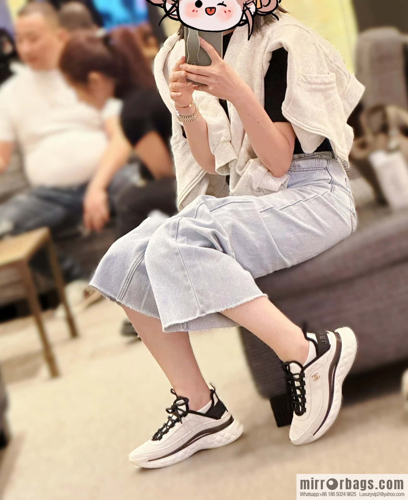 CHANEL Xiaoxiang The latest version of all-suede air cushion casual sneakers