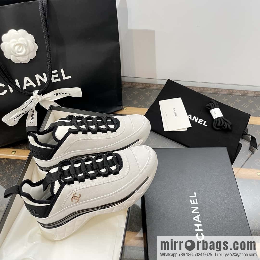 CHANEL Xiaoxiang The latest version of all-suede air cushion casual sneakers