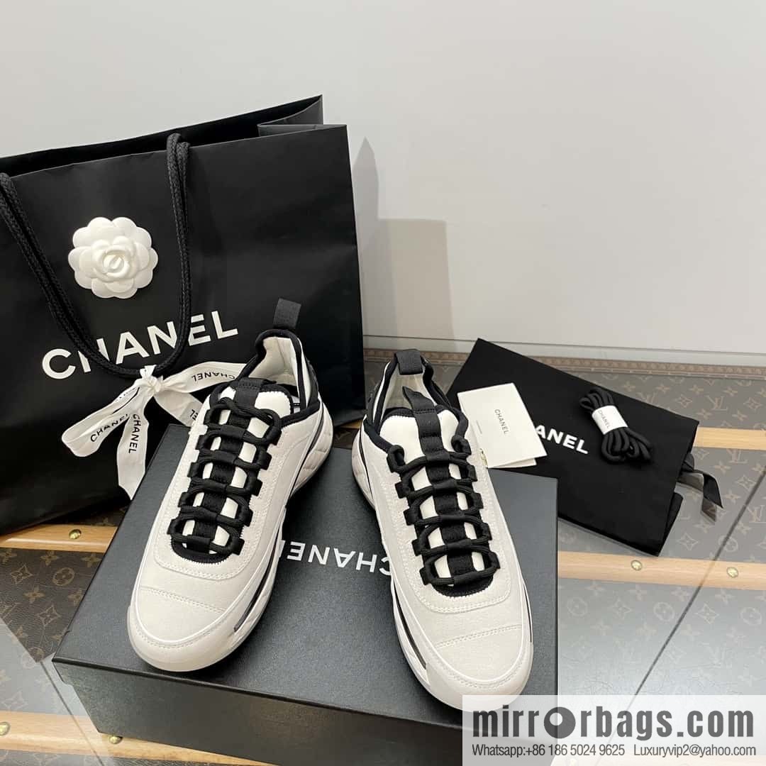 CHANEL Xiaoxiang The latest version of all-suede air cushion casual sneakers