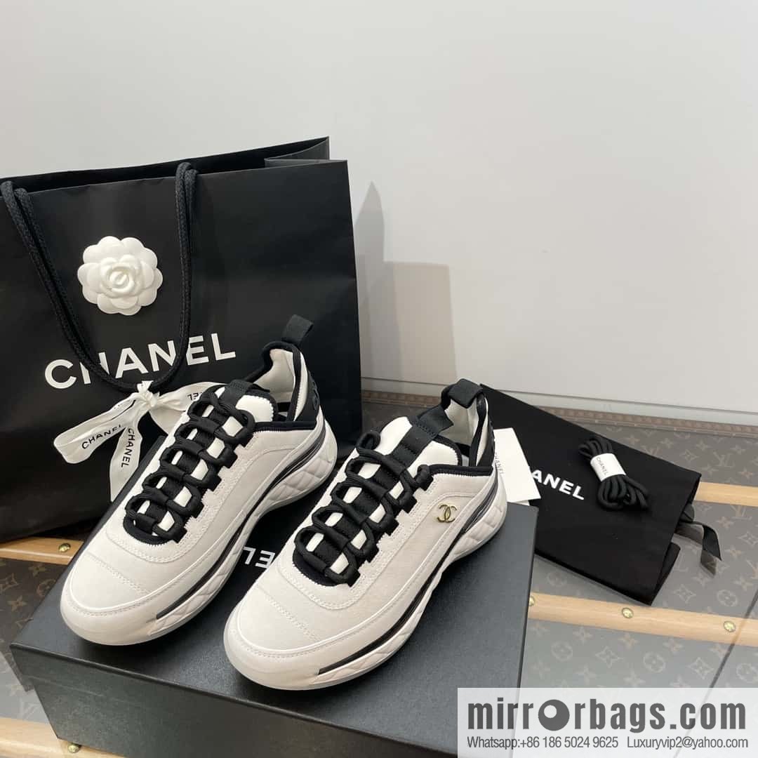 CHANEL Xiaoxiang The latest version of all-suede air cushion casual sneakers