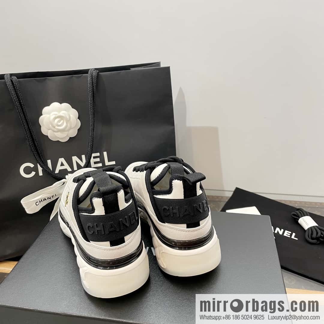 CHANEL Xiaoxiang The latest version of all-suede air cushion casual sneakers