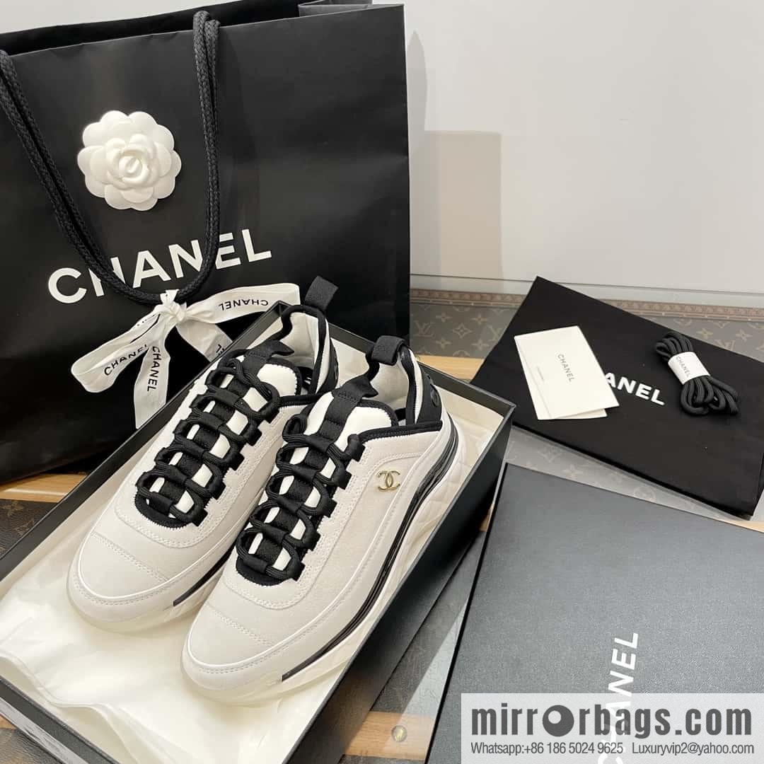CHANEL Xiaoxiang The latest version of all-suede air cushion casual sneakers
