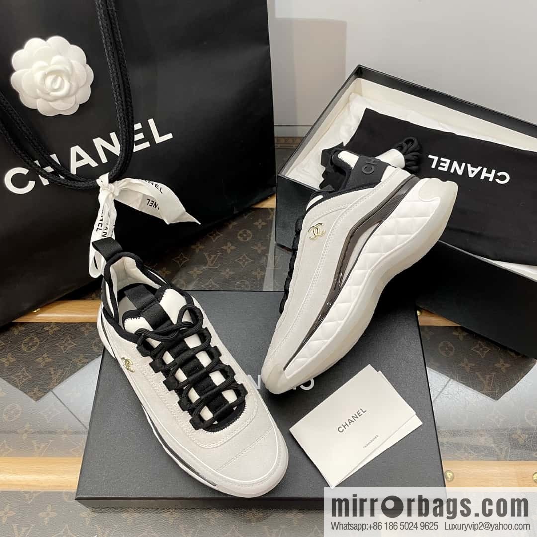 CHANEL Xiaoxiang The latest version of all-suede air cushion casual sneakers