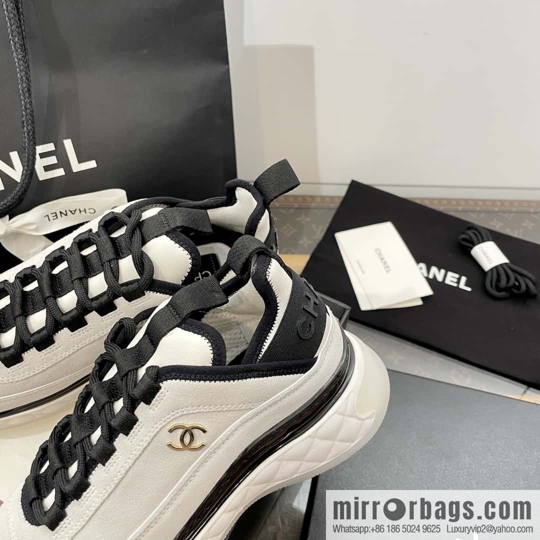 CHANEL Xiaoxiang The latest version of all-suede air cushion casual sneakers