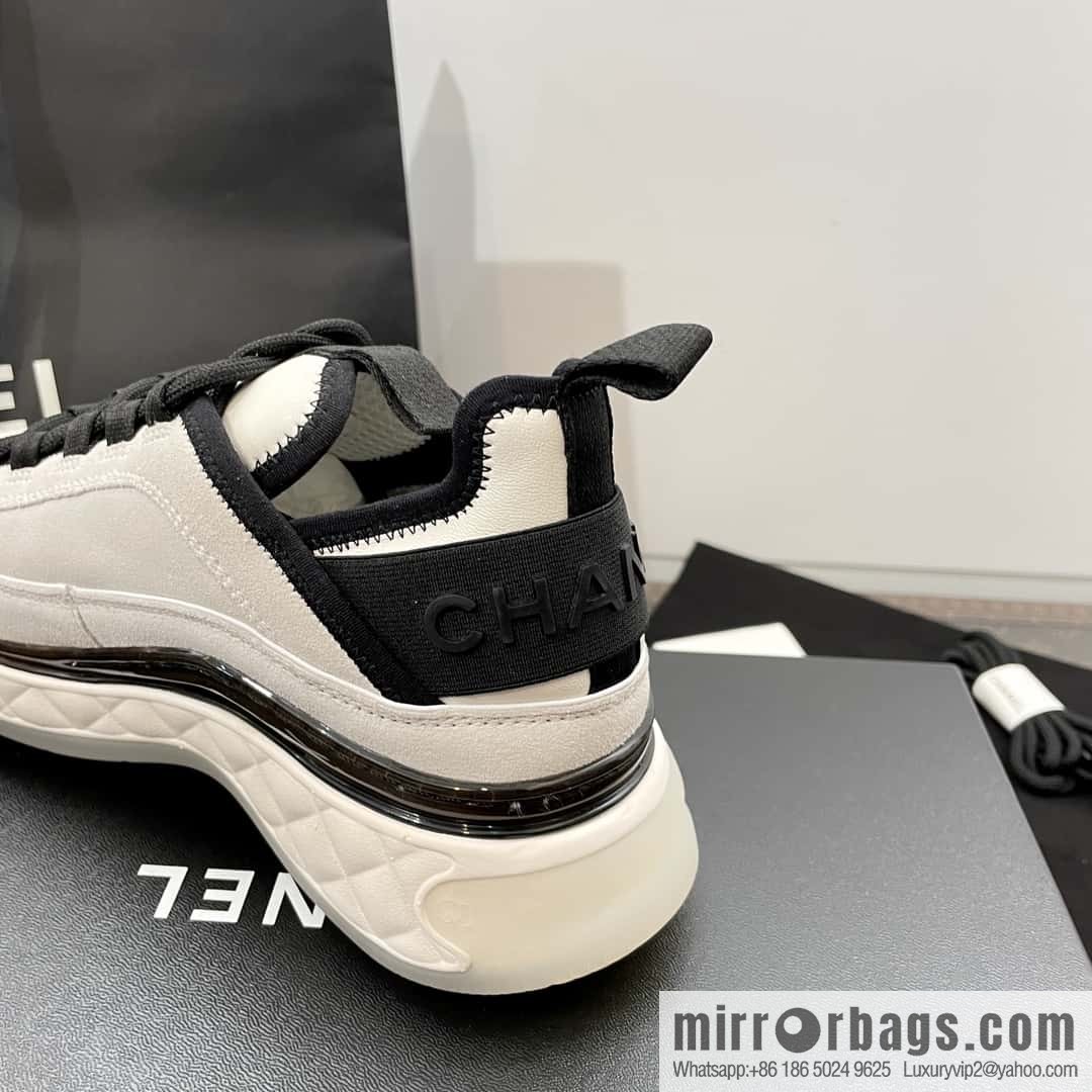 CHANEL Xiaoxiang The latest version of all-suede air cushion casual sneakers
