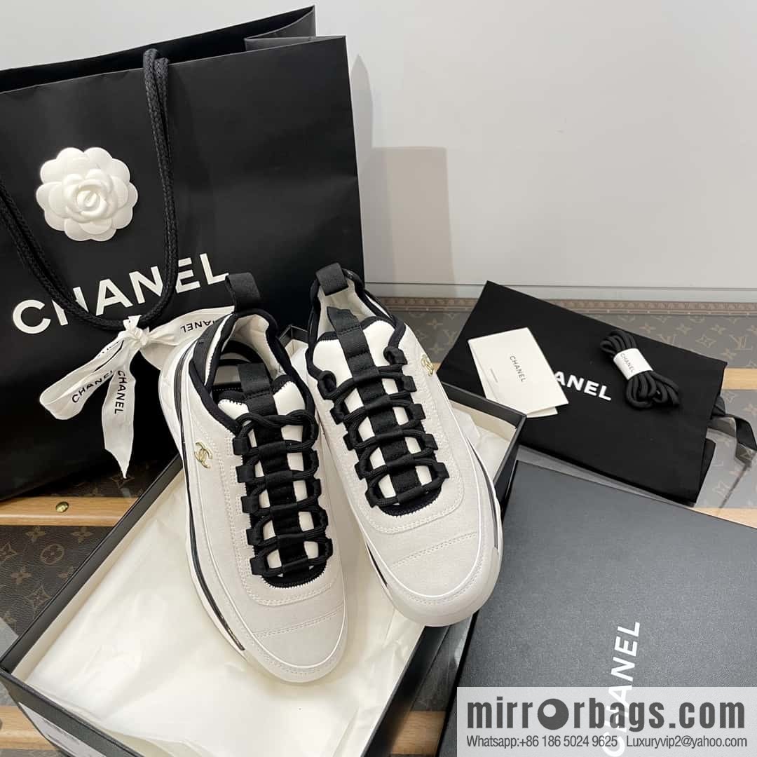 CHANEL Xiaoxiang The latest version of all-suede air cushion casual sneakers