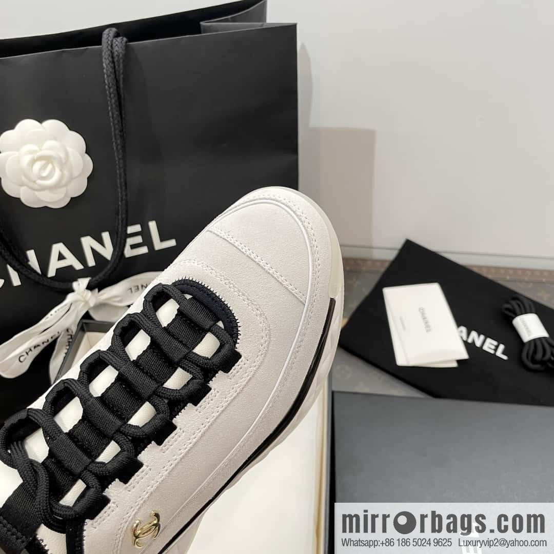 CHANEL Xiaoxiang The latest version of all-suede air cushion casual sneakers