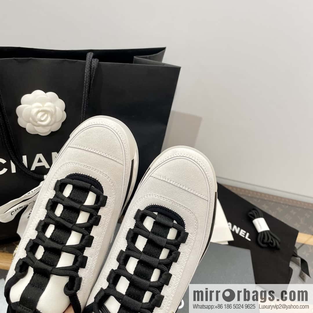 CHANEL Xiaoxiang The latest version of all-suede air cushion casual sneakers