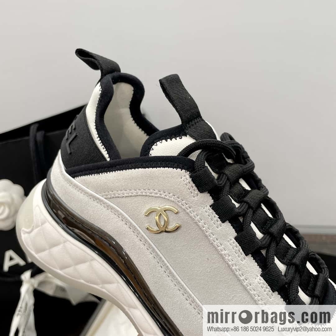 CHANEL Xiaoxiang The latest version of all-suede air cushion casual sneakers