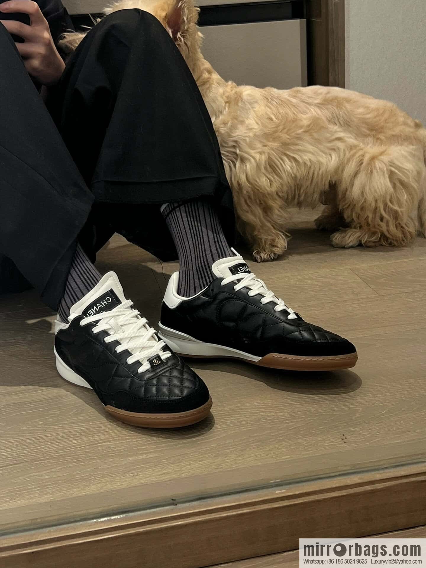 CHANEL Xiaoxiang The latest upgraded version for autumn and winter~ diamond pattern football shoes⚽
