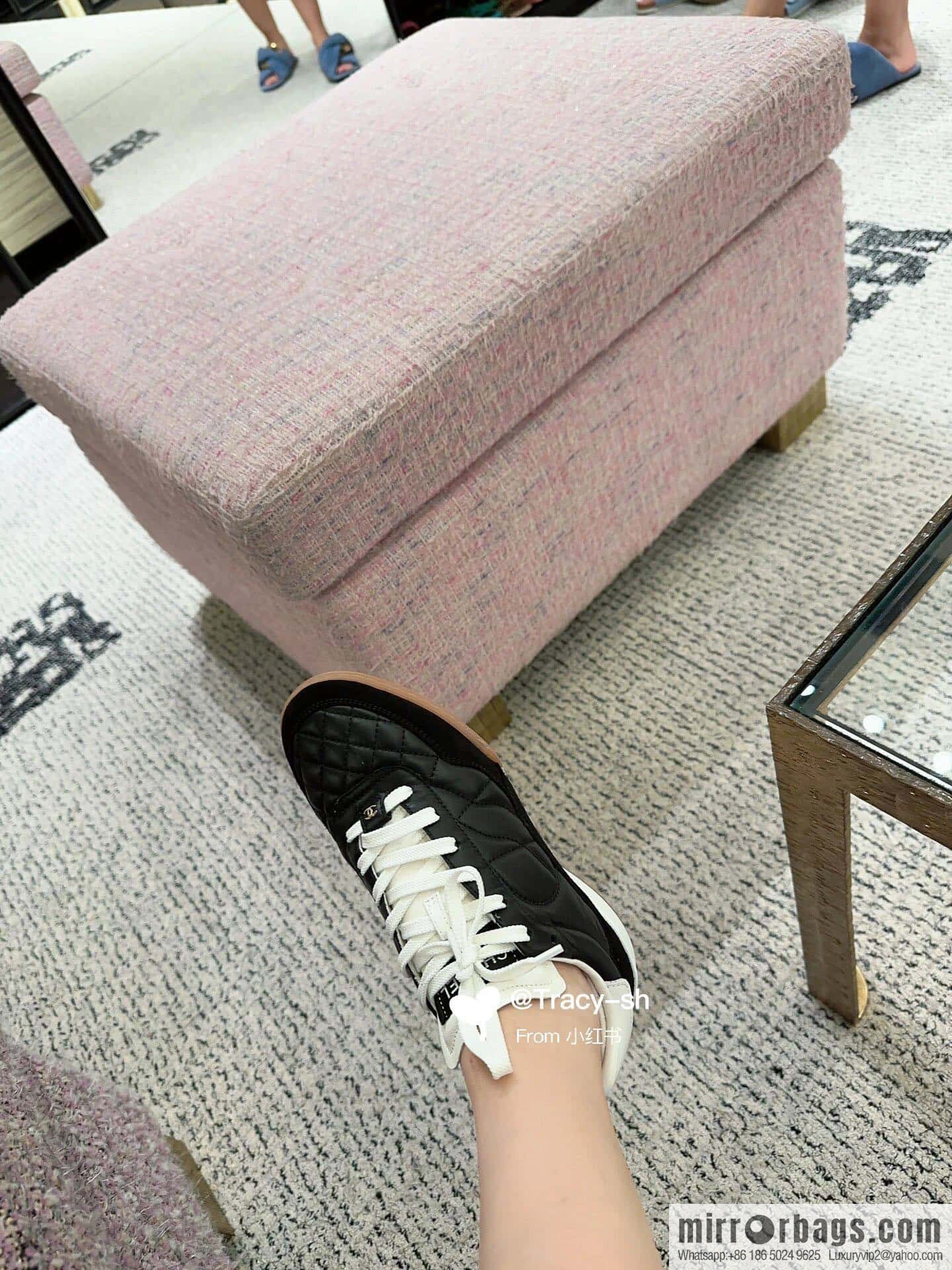CHANEL Xiaoxiang The latest upgraded version for autumn and winter~ diamond pattern football shoes⚽