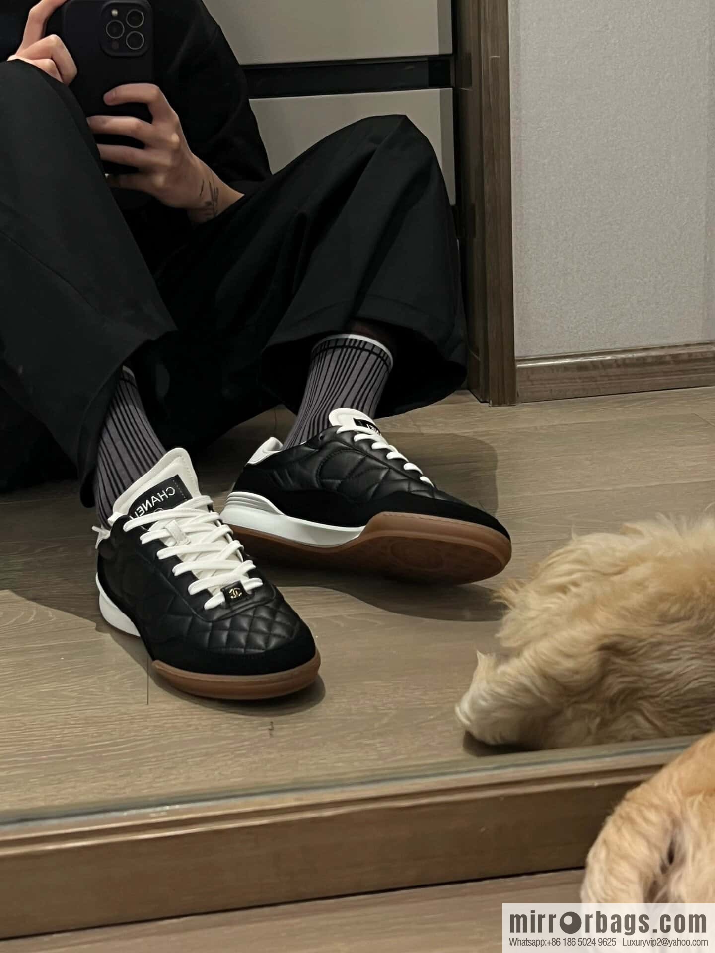 CHANEL Xiaoxiang The latest upgraded version for autumn and winter~ diamond pattern football shoes⚽