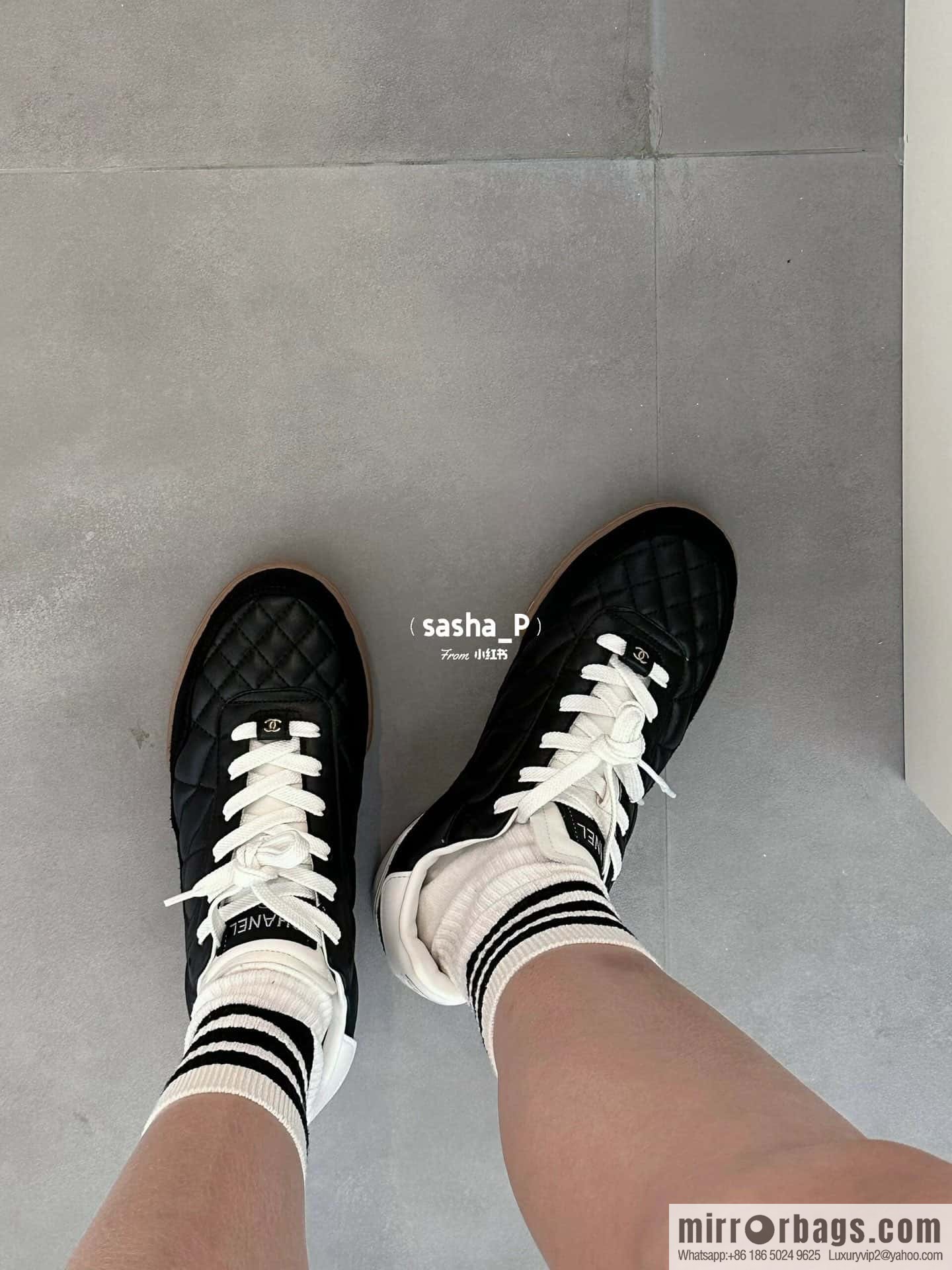 CHANEL Xiaoxiang The latest upgraded version for autumn and winter~ diamond pattern football shoes⚽