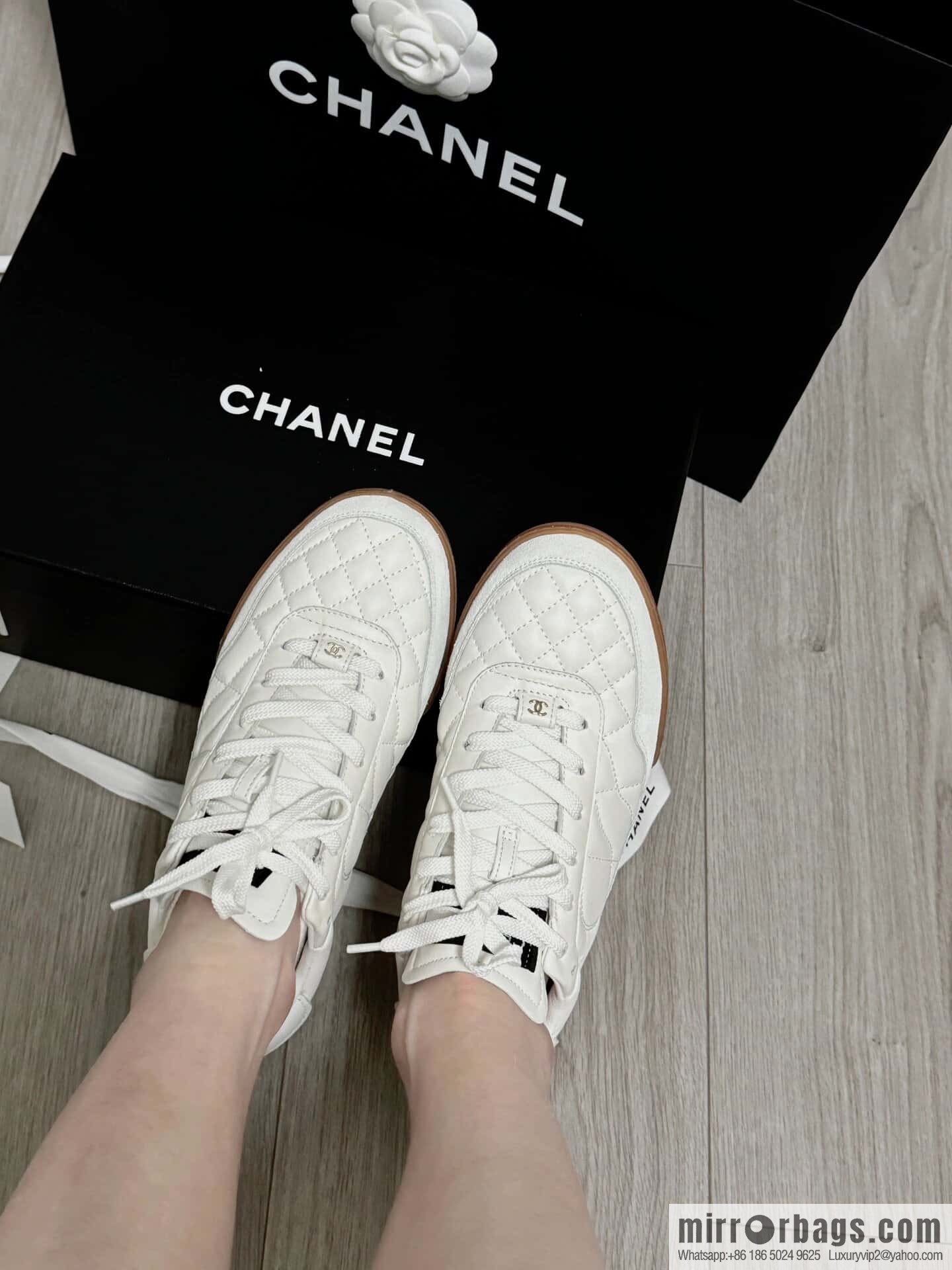 CHANEL Xiaoxiang The latest upgraded version for autumn and winter~ diamond pattern football shoes⚽