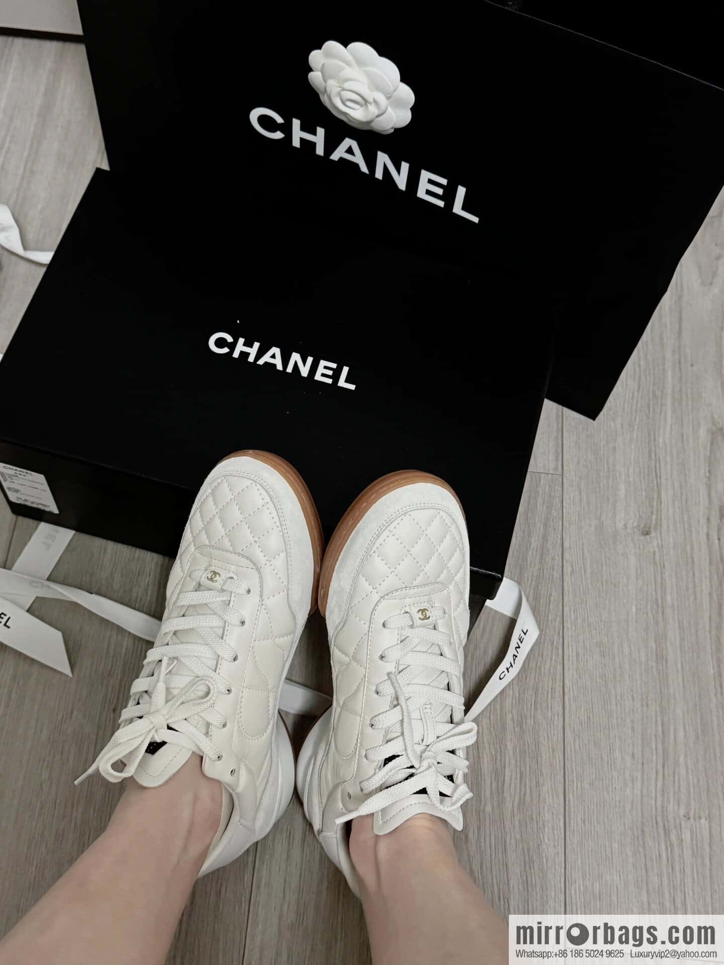 CHANEL Xiaoxiang The latest upgraded version for autumn and winter~ diamond pattern football shoes⚽
