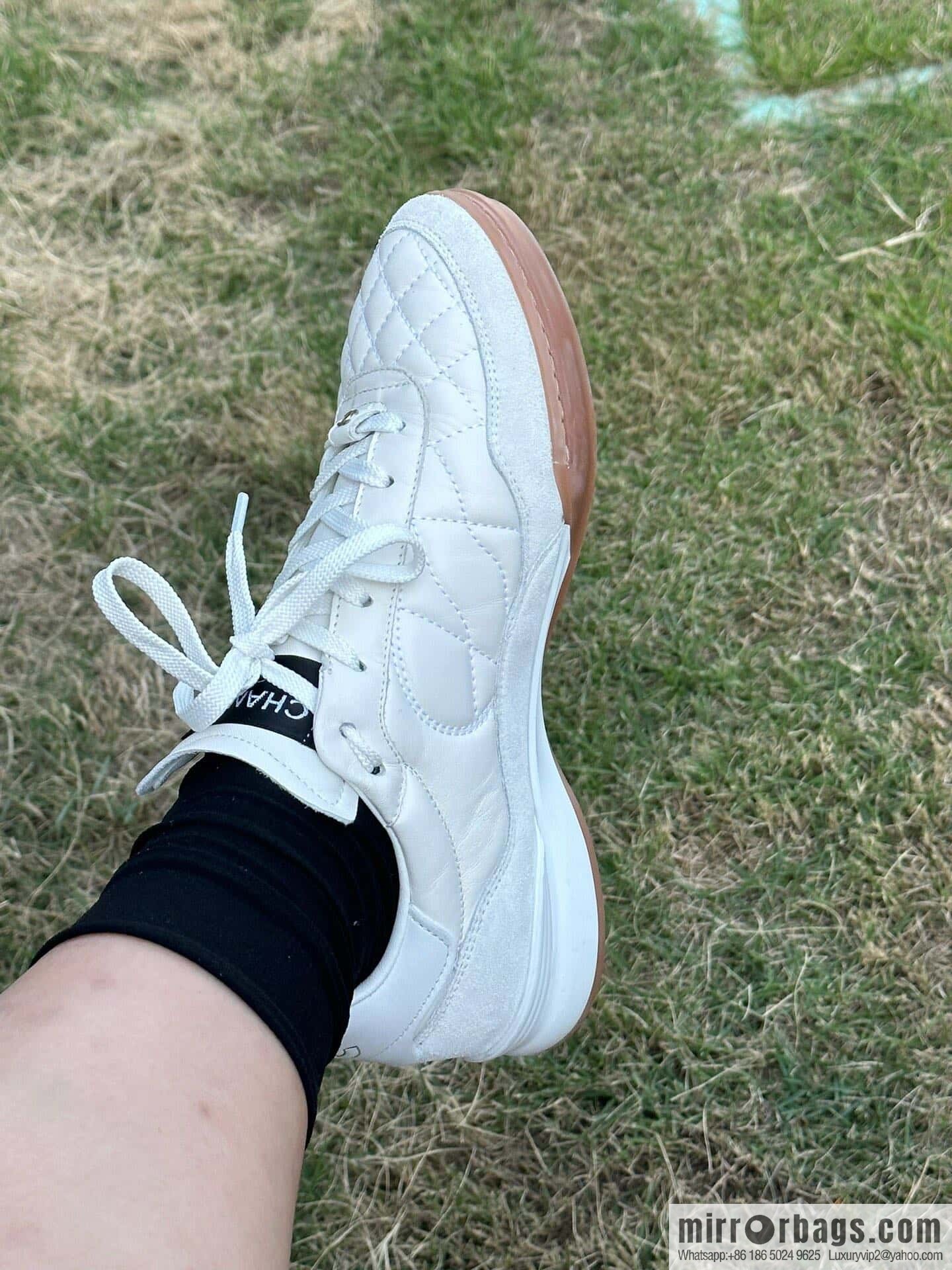 CHANEL Xiaoxiang The latest upgraded version for autumn and winter~ diamond pattern football shoes⚽