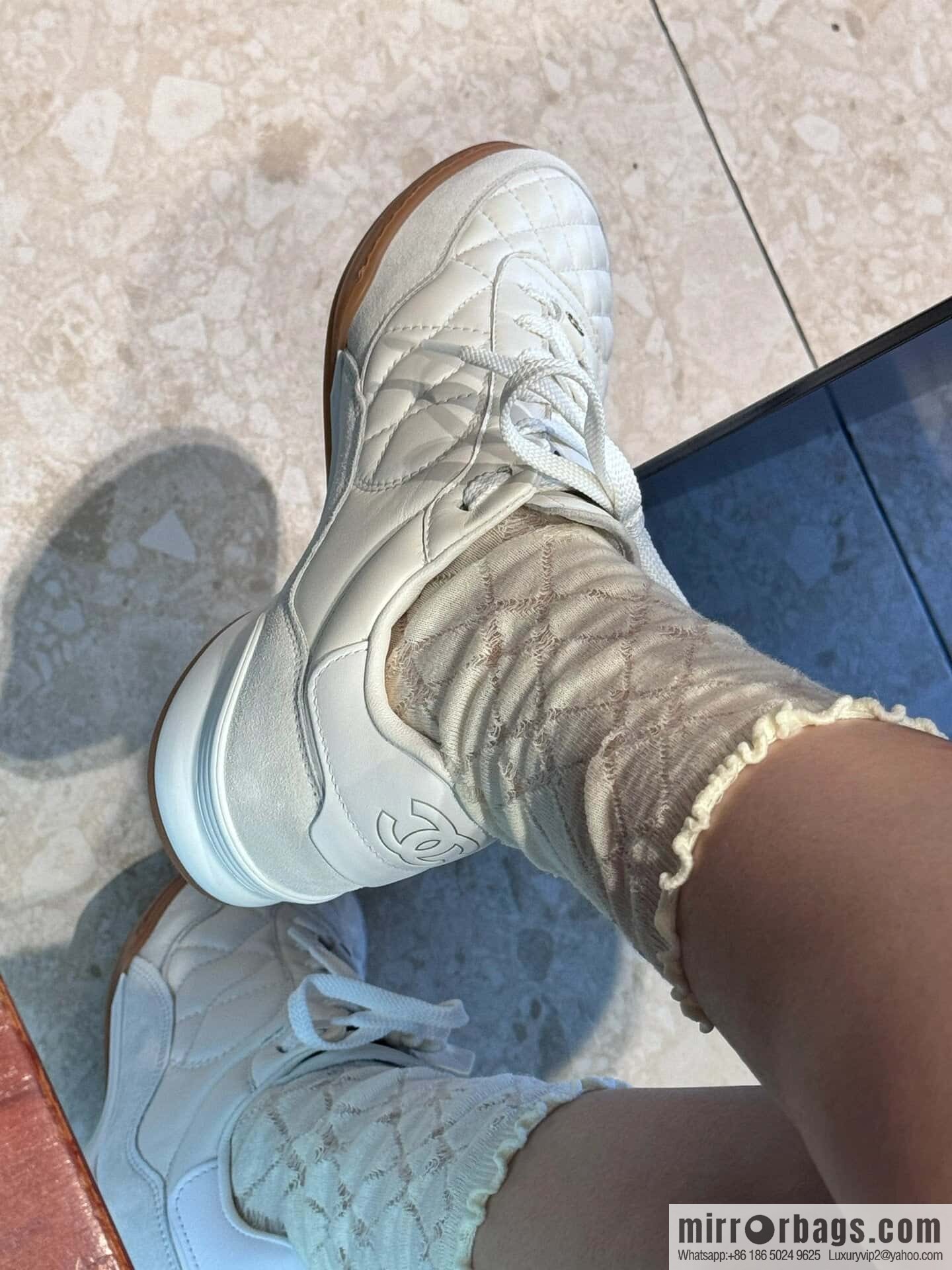 CHANEL Xiaoxiang The latest upgraded version for autumn and winter~ diamond pattern football shoes⚽