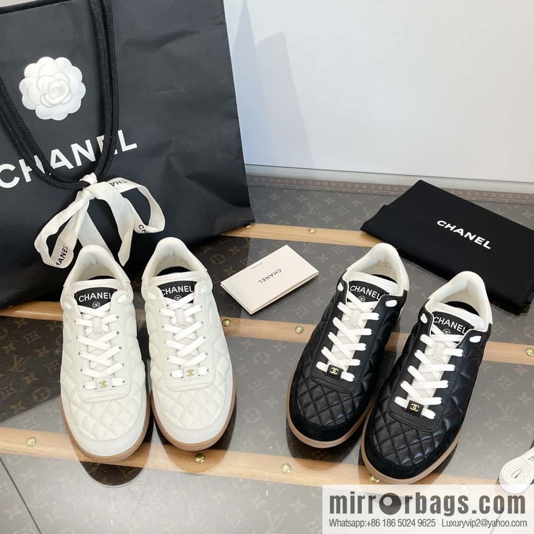 CHANEL Xiaoxiang The latest upgraded version for autumn and winter~ diamond pattern football shoes⚽