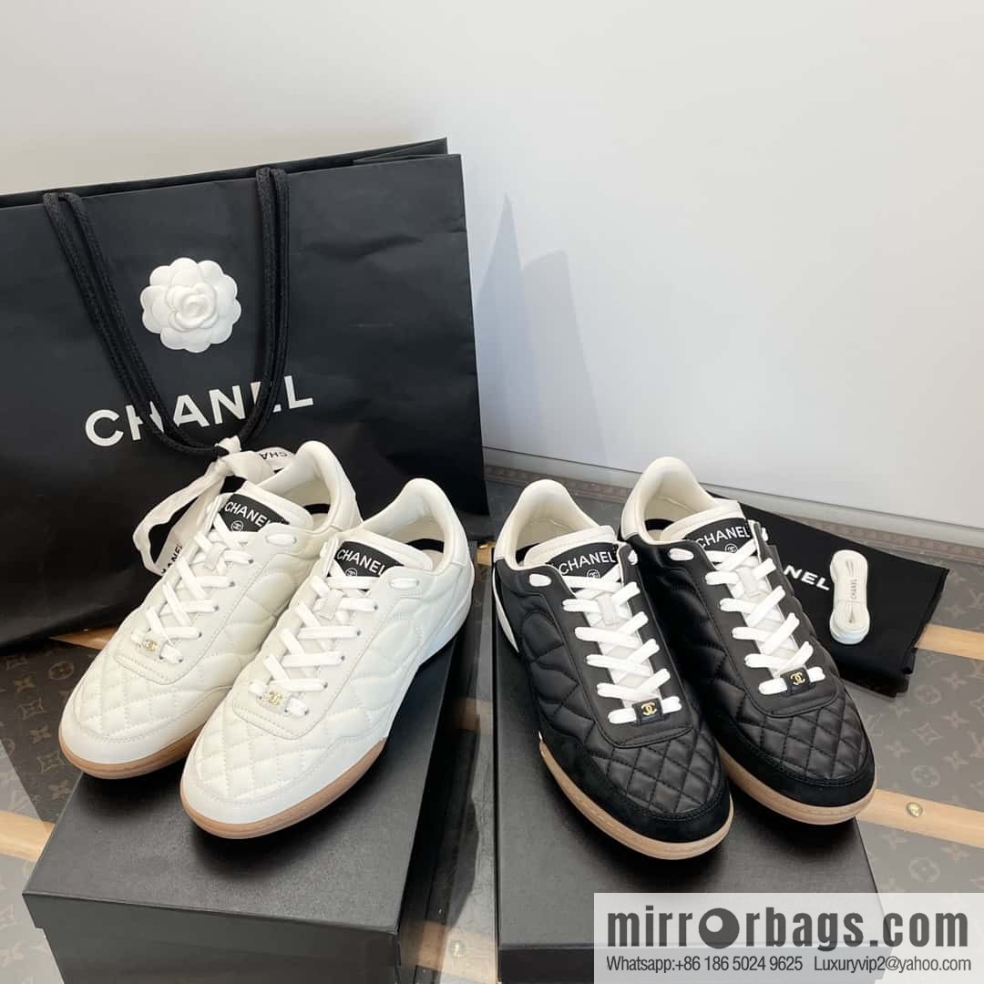 CHANEL Xiaoxiang The latest upgraded version for autumn and winter~ diamond pattern football shoes⚽