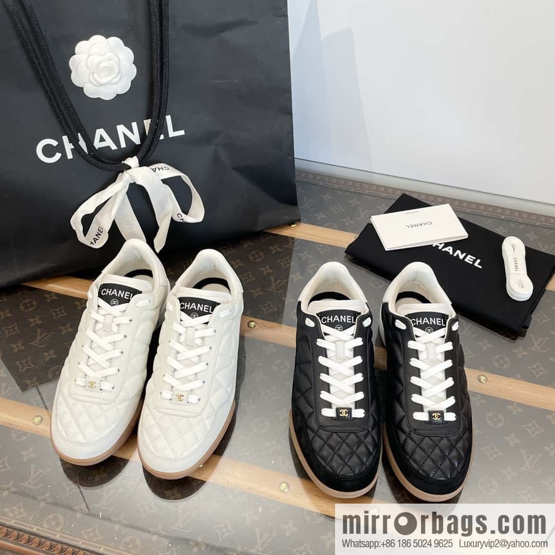 CHANEL Xiaoxiang The latest upgraded version for autumn and winter~ diamond pattern football shoes⚽