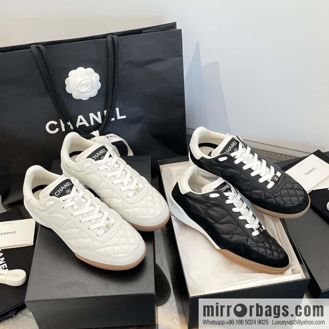 CHANEL Xiaoxiang The latest upgraded version for autumn and winter~ diamond pattern football shoes⚽