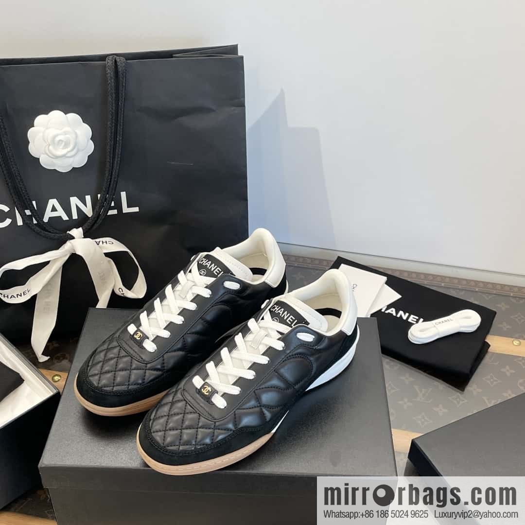 CHANEL Xiaoxiang The latest upgraded version for autumn and winter~ diamond pattern football shoes⚽