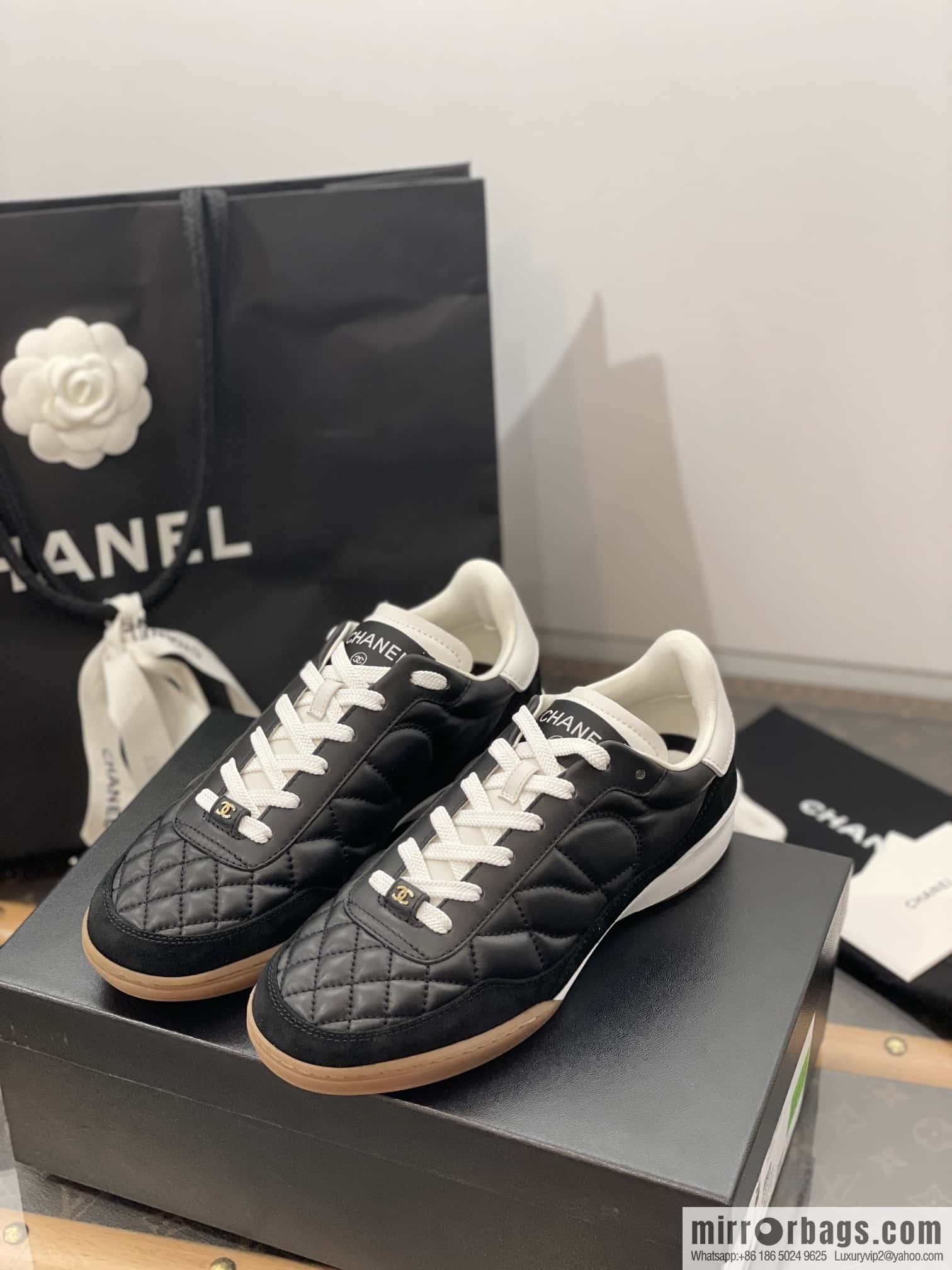 CHANEL Xiaoxiang The latest upgraded version for autumn and winter~ diamond pattern football shoes⚽