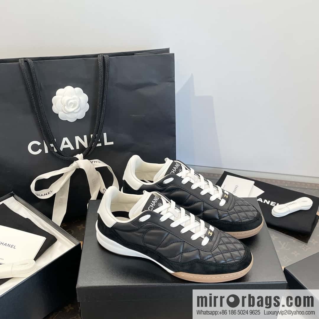 CHANEL Xiaoxiang The latest upgraded version for autumn and winter~ diamond pattern football shoes⚽