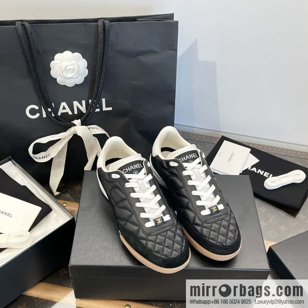CHANEL Xiaoxiang The latest upgraded version for autumn and winter~ diamond pattern football shoes⚽
