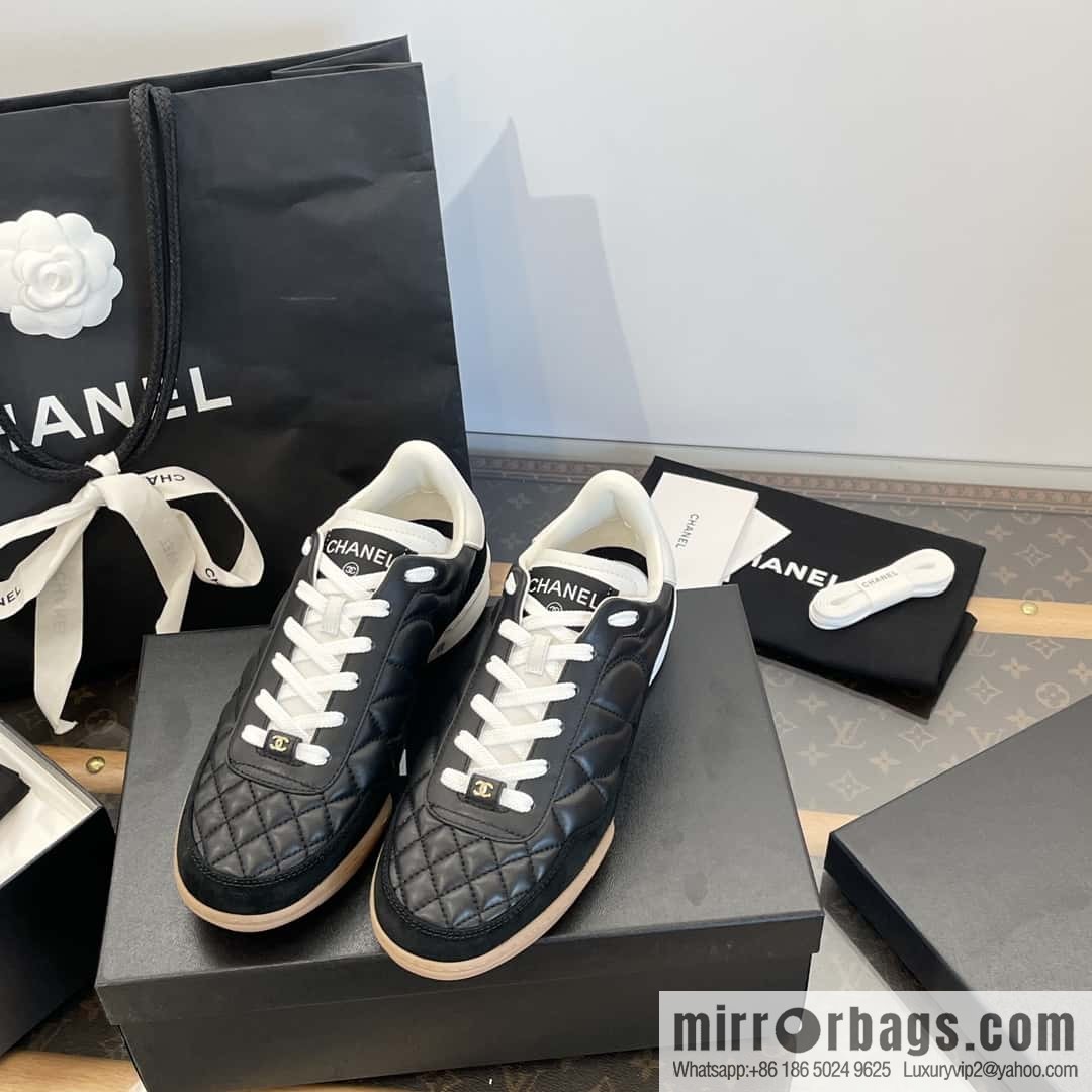 CHANEL Xiaoxiang The latest upgraded version for autumn and winter~ diamond pattern football shoes⚽