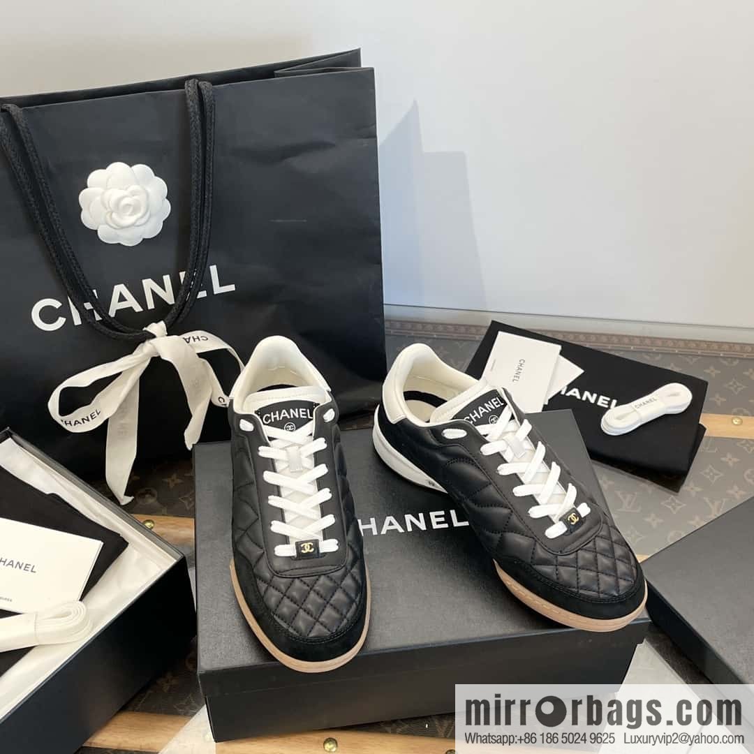 CHANEL Xiaoxiang The latest upgraded version for autumn and winter~ diamond pattern football shoes⚽