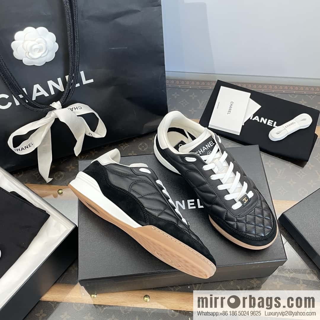 CHANEL Xiaoxiang The latest upgraded version for autumn and winter~ diamond pattern football shoes⚽
