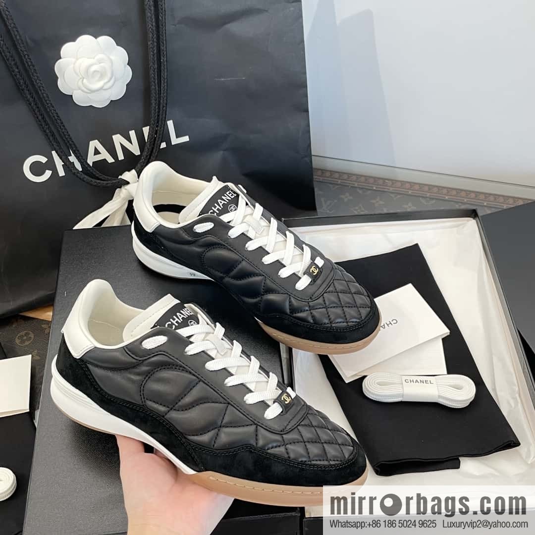 CHANEL Xiaoxiang The latest upgraded version for autumn and winter~ diamond pattern football shoes⚽