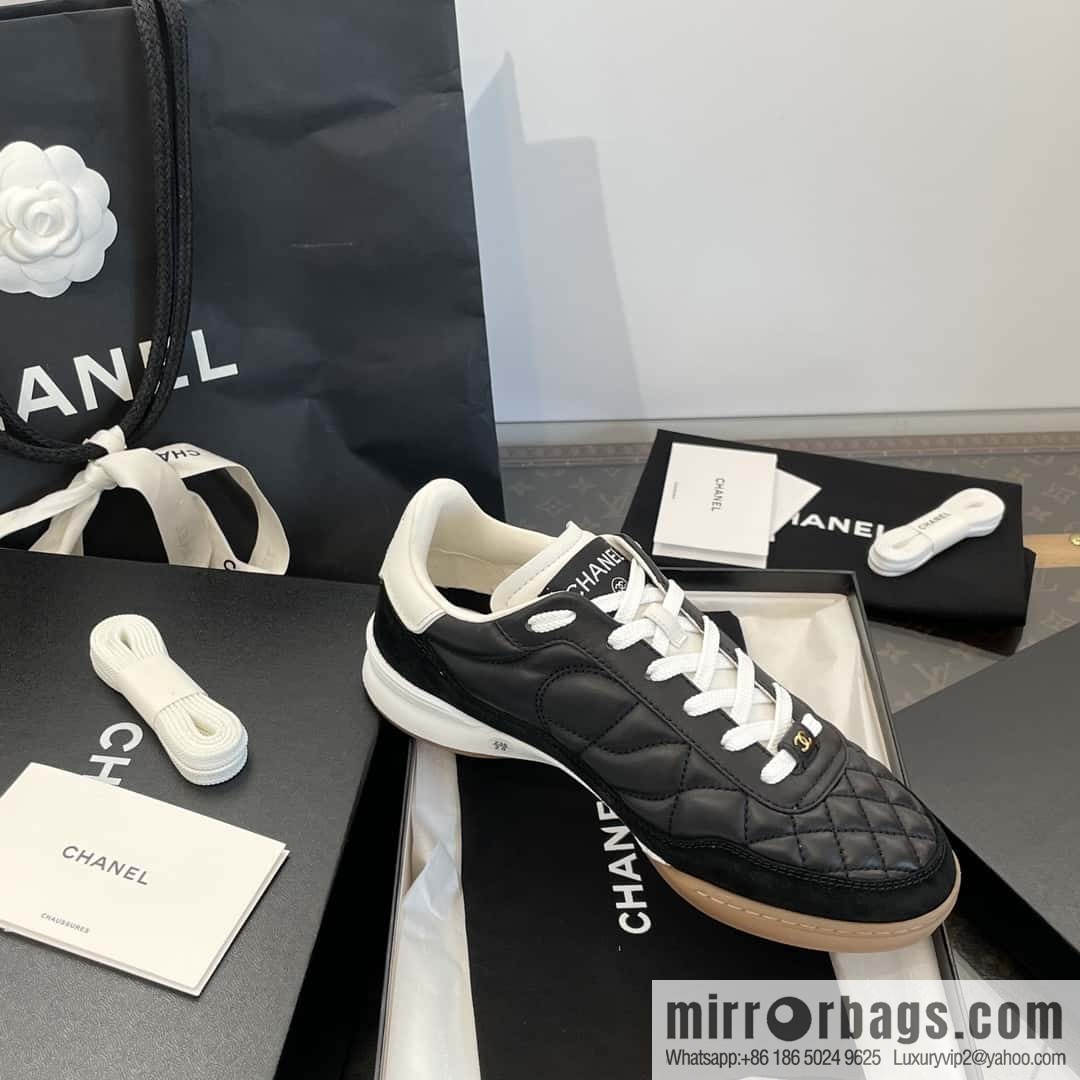 CHANEL Xiaoxiang The latest upgraded version for autumn and winter~ diamond pattern football shoes⚽