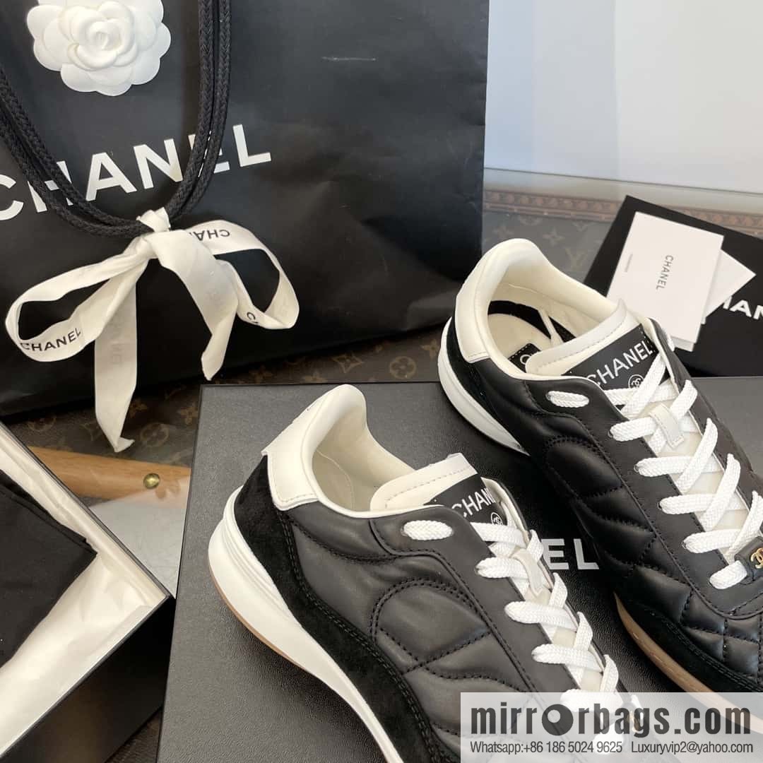 CHANEL Xiaoxiang The latest upgraded version for autumn and winter~ diamond pattern football shoes⚽
