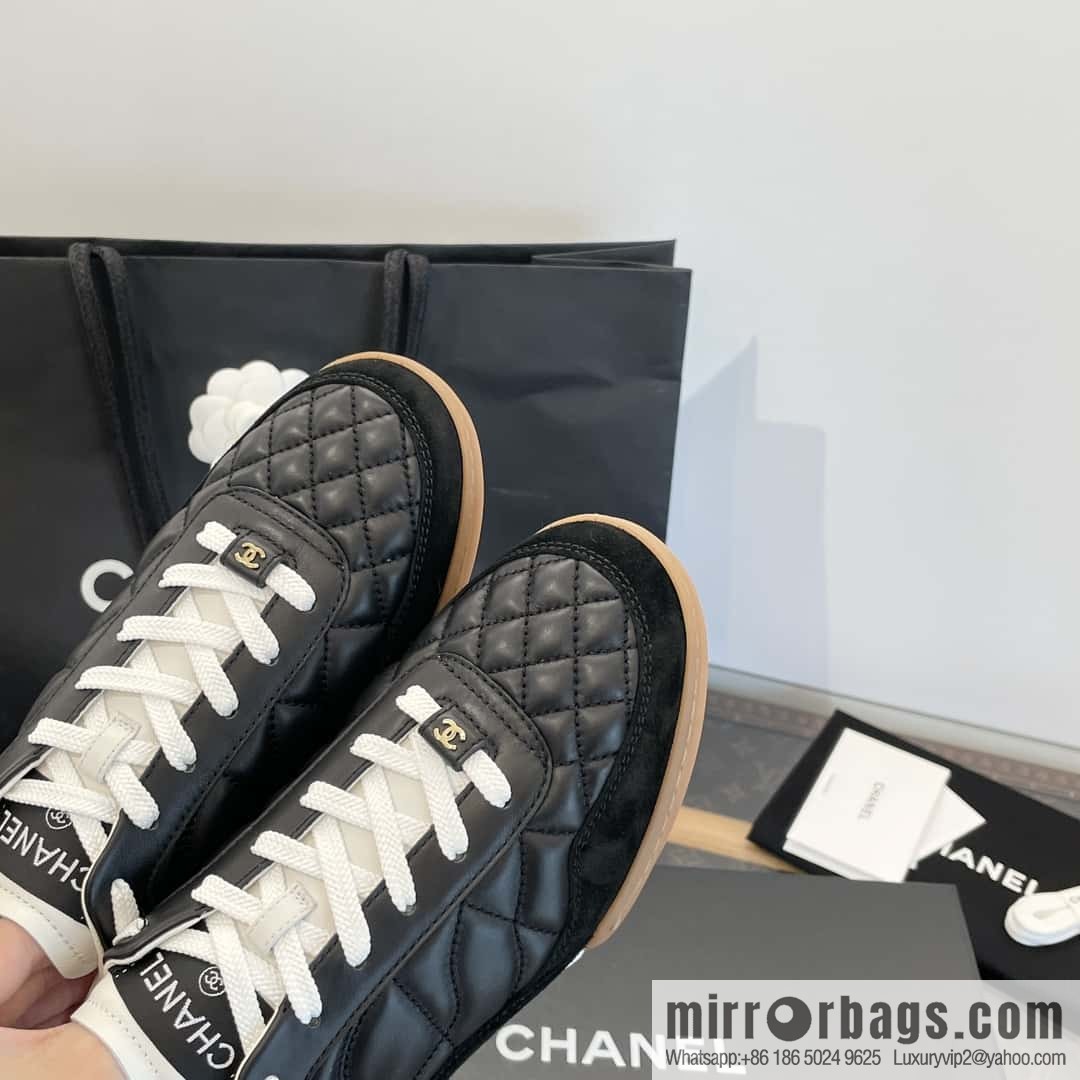 CHANEL Xiaoxiang The latest upgraded version for autumn and winter~ diamond pattern football shoes⚽