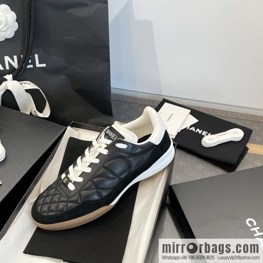 CHANEL Xiaoxiang The latest upgraded version for autumn and winter~ diamond pattern football shoes⚽