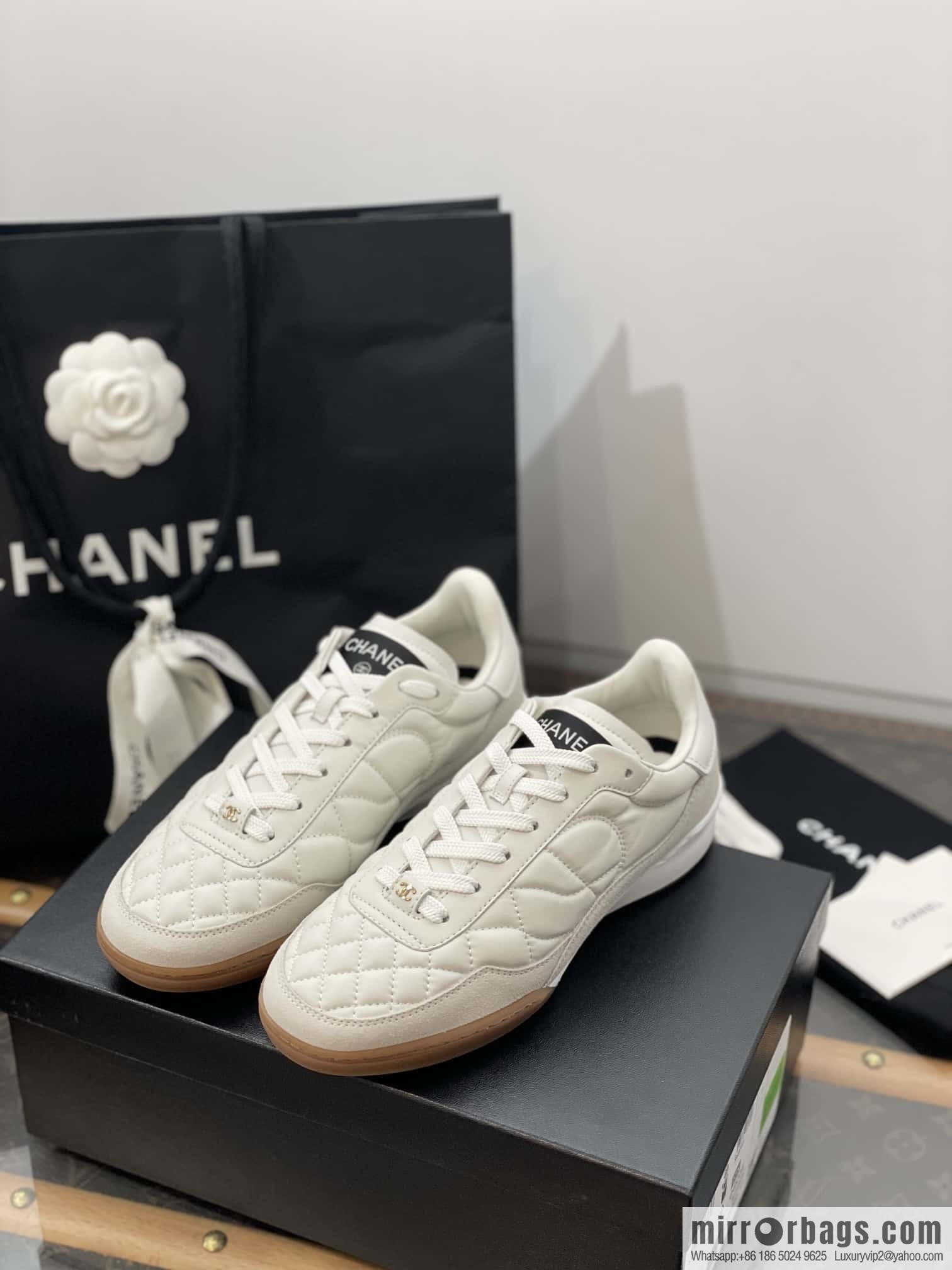 CHANEL Xiaoxiang The latest upgraded version for autumn and winter~ diamond pattern football shoes⚽