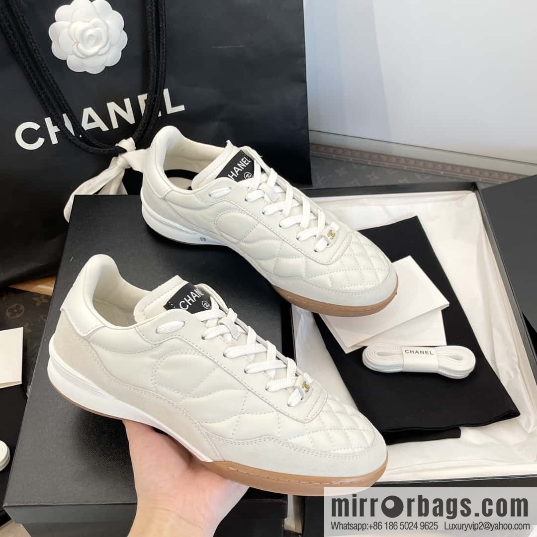 CHANEL Xiaoxiang The latest upgraded version for autumn and winter~ diamond pattern football shoes⚽