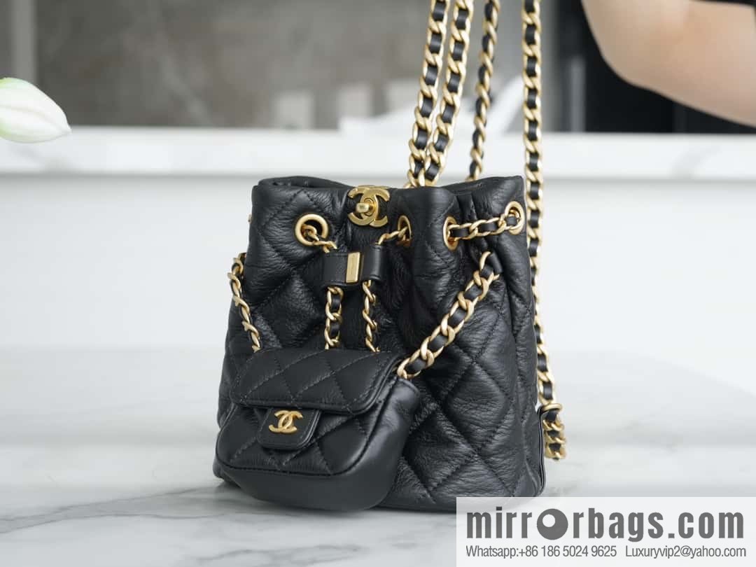 CHANEL Handicraft workshop child and mother backpack AS3947
