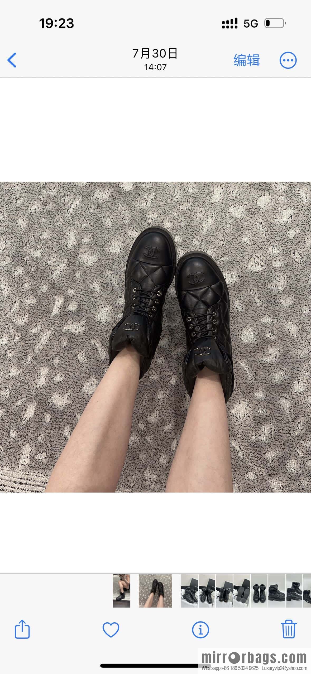 CHANEL Xiaoxiang Autumn and winter rhombus bread boots