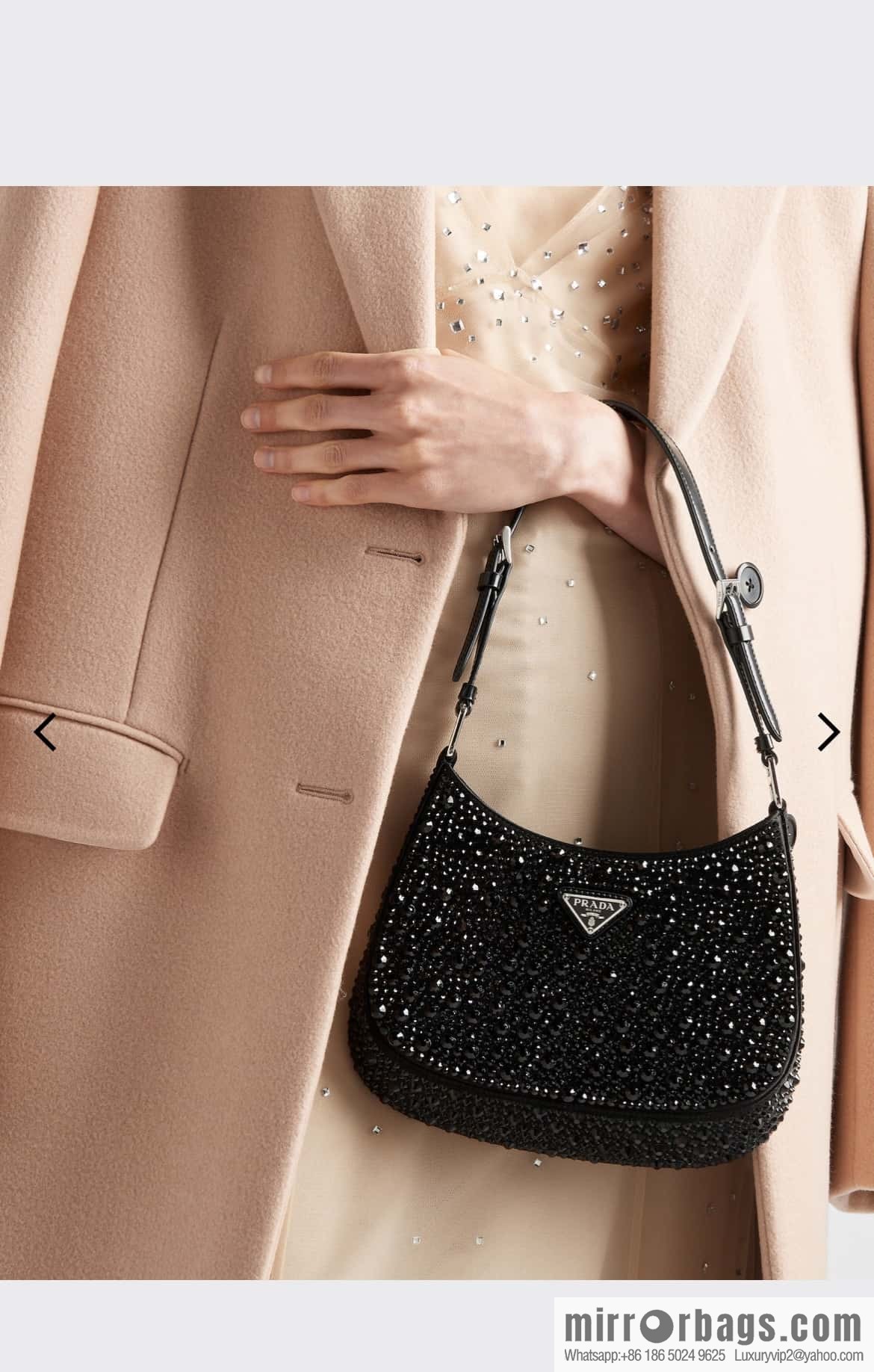 PRADA Prada Gypsy Underarm Bag 1BC169 New Color