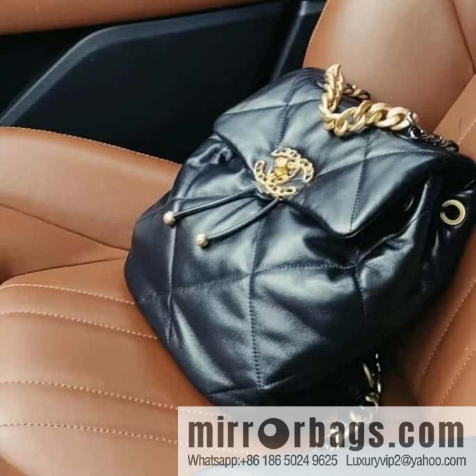 CHANEL 24C early spring vacation series 19 double backpack AS4223