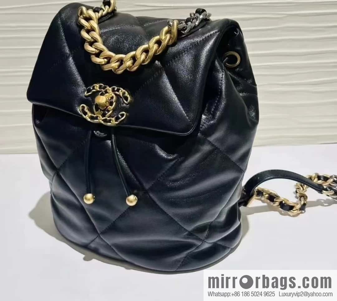 CHANEL 24C early spring vacation series 19 double backpack AS4223
